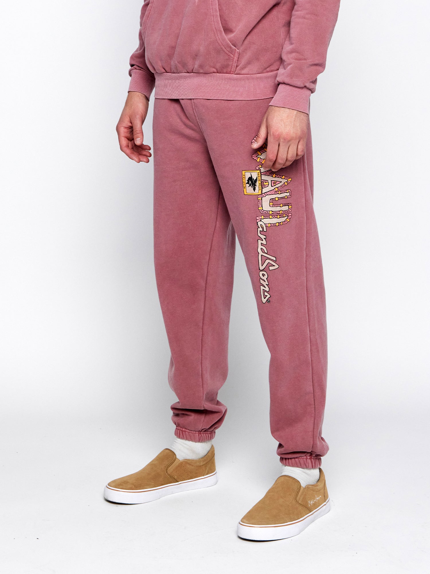 Maui and Sons Earth pantaloni tuta felpa cotone
