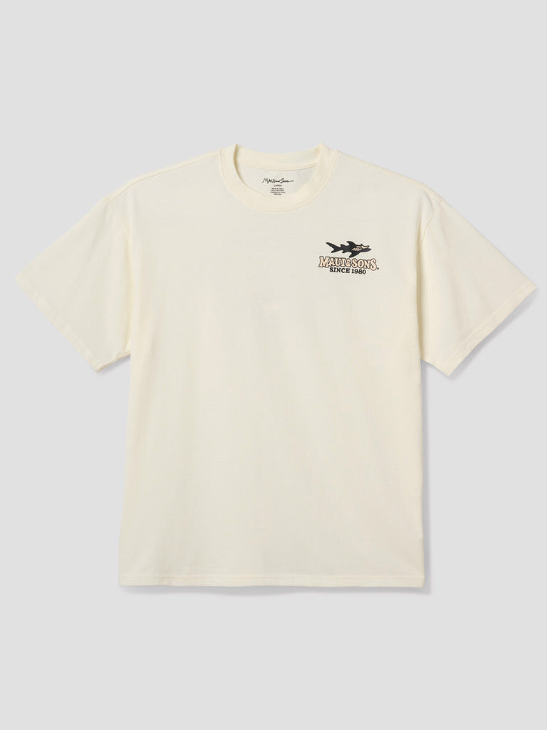 Maui and Sons Movin maglietta boxy fit grafica surf