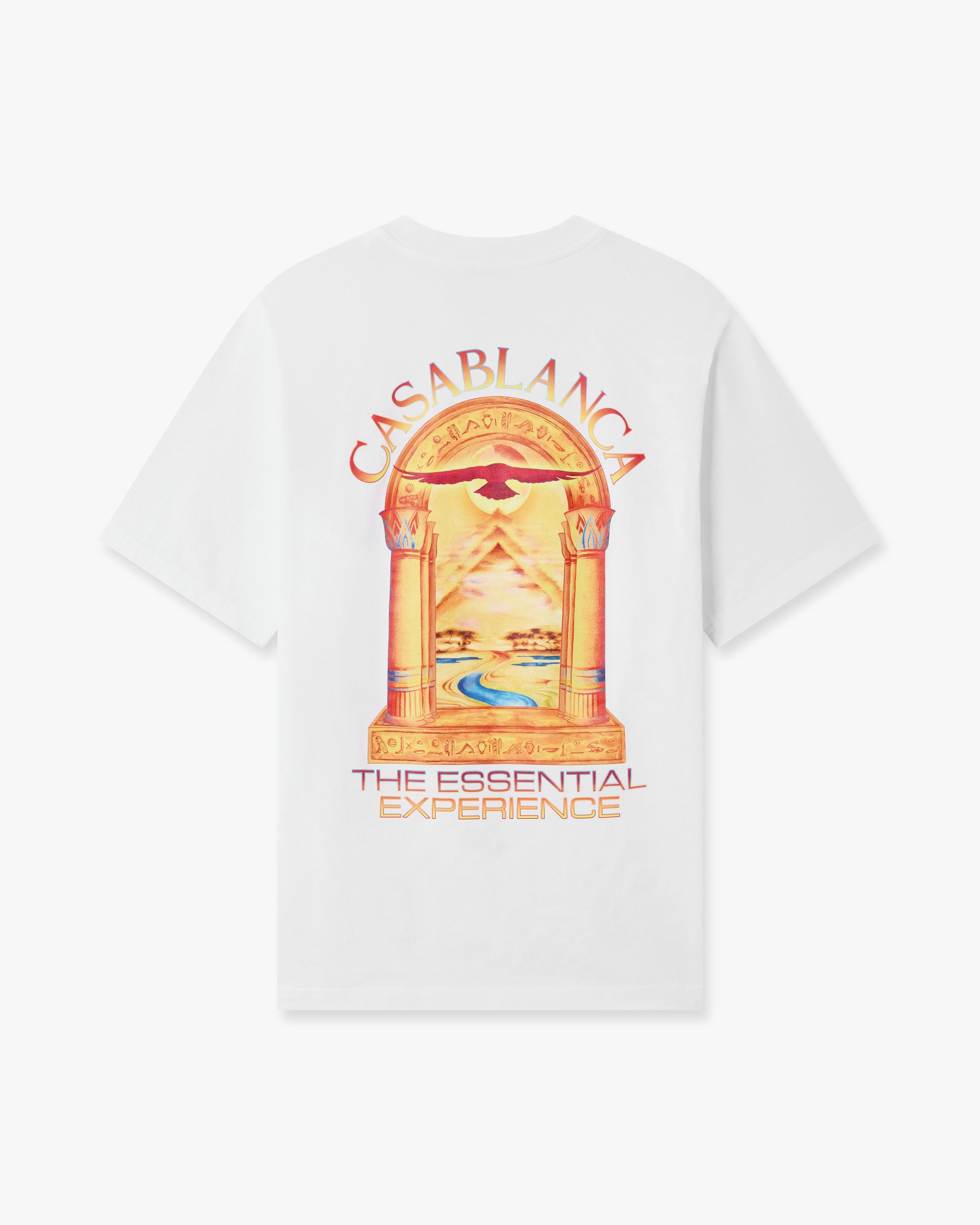 Casablanca Hermons Mirage L'Arche t-shirt bianca stampa