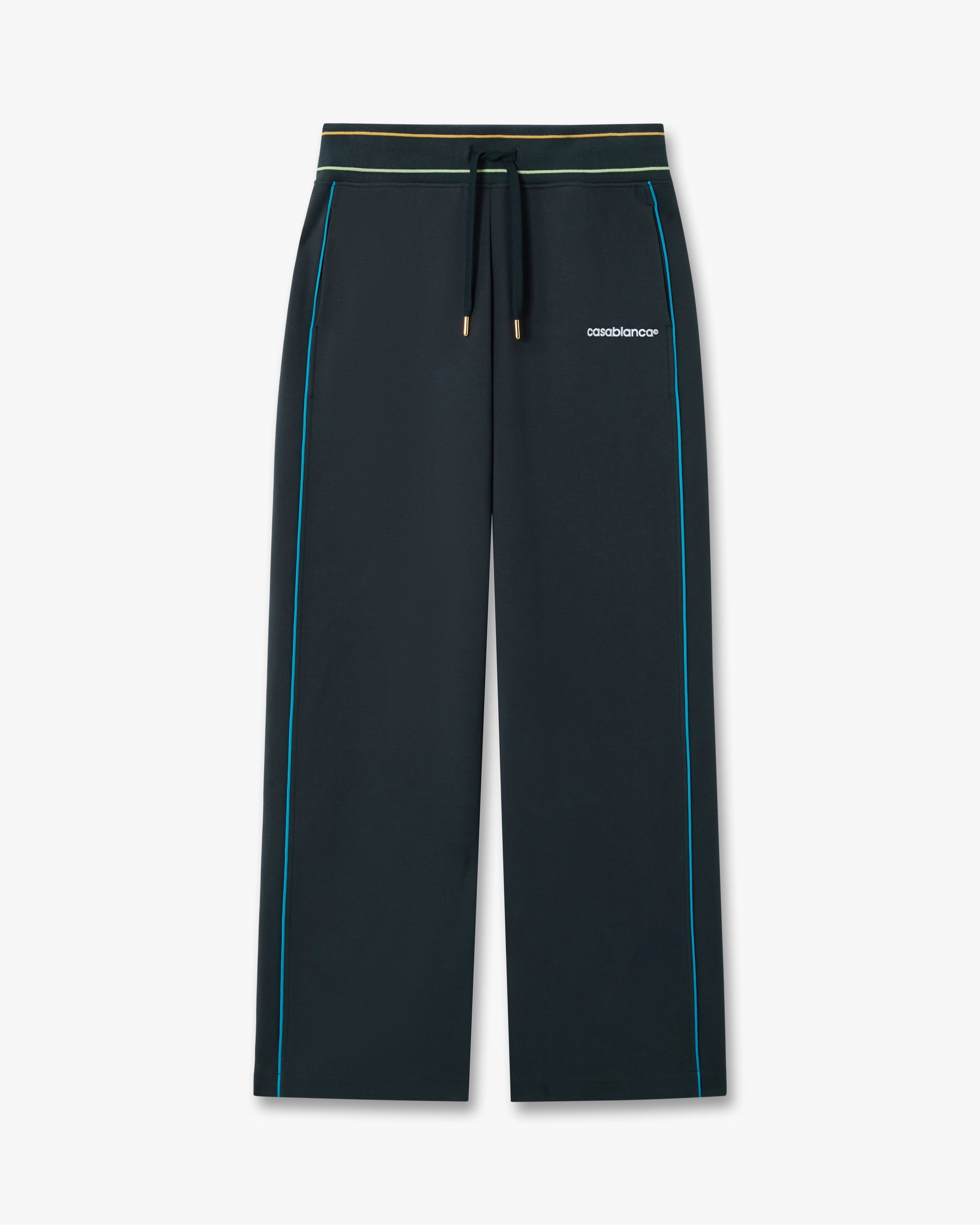 Casablanca Low-Rise Punto jogger punto blu cotone