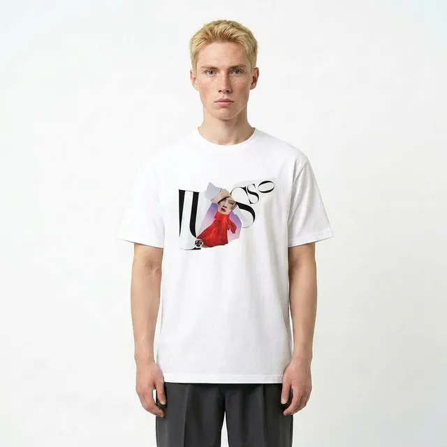 Seetees Lusso t-shirt grafica rivista taglia vera