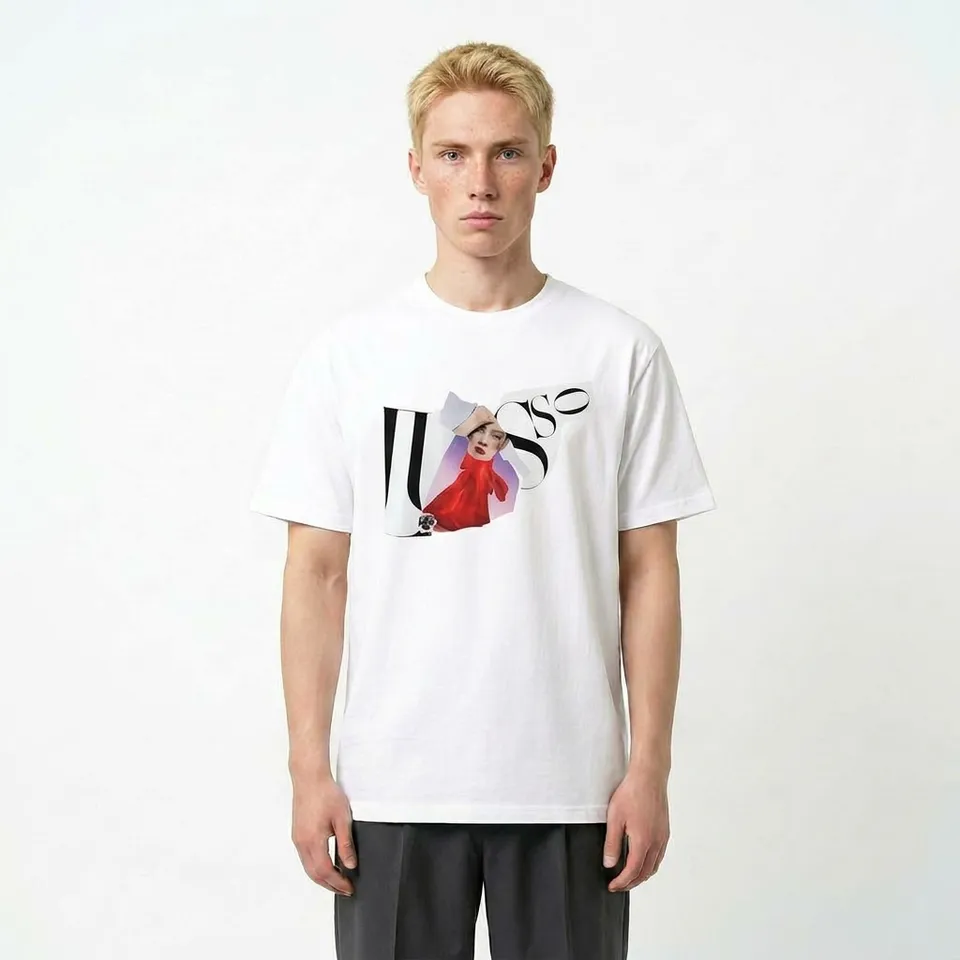 Seetees Lusso t-shirt grafica rivista taglia vera