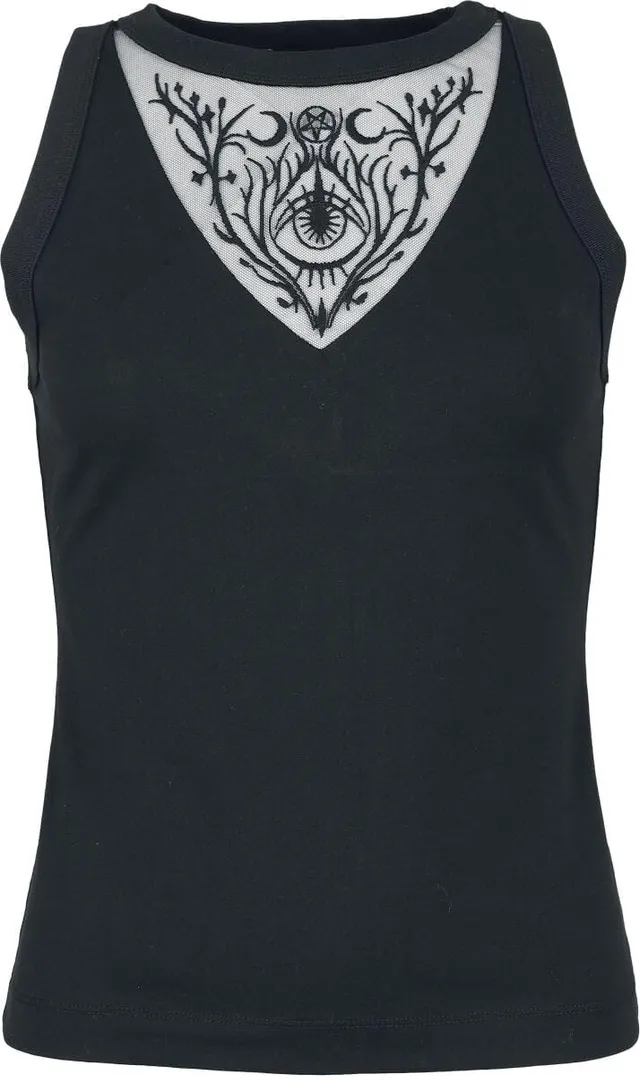 Gothicana by EMP The Void top donna nero gotico