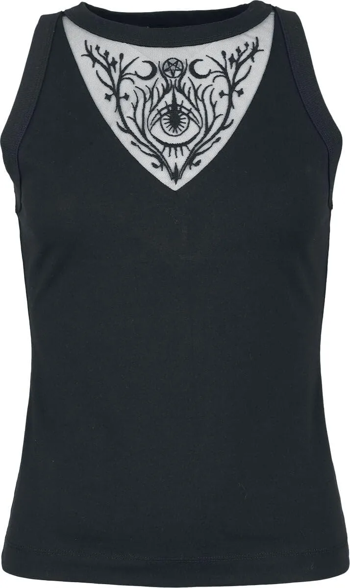 Gothicana by EMP The Void top donna nero gotico