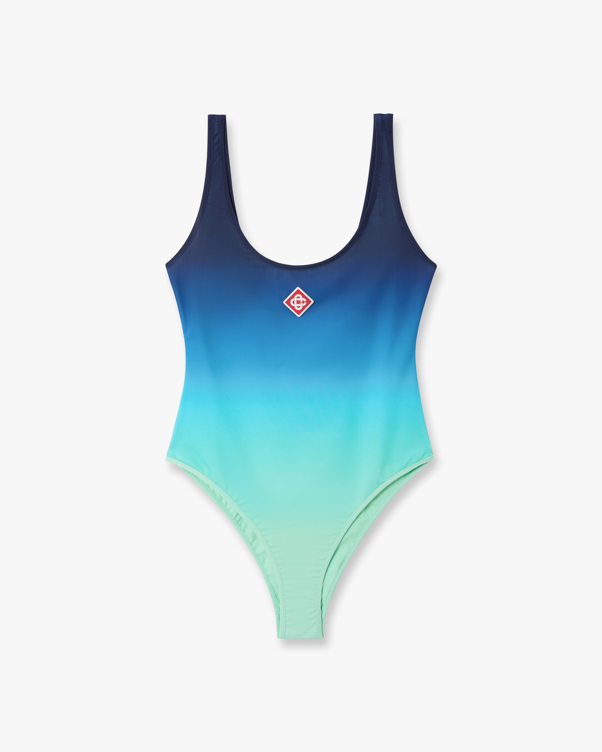 Casablanca Gradient costume intero blu verde