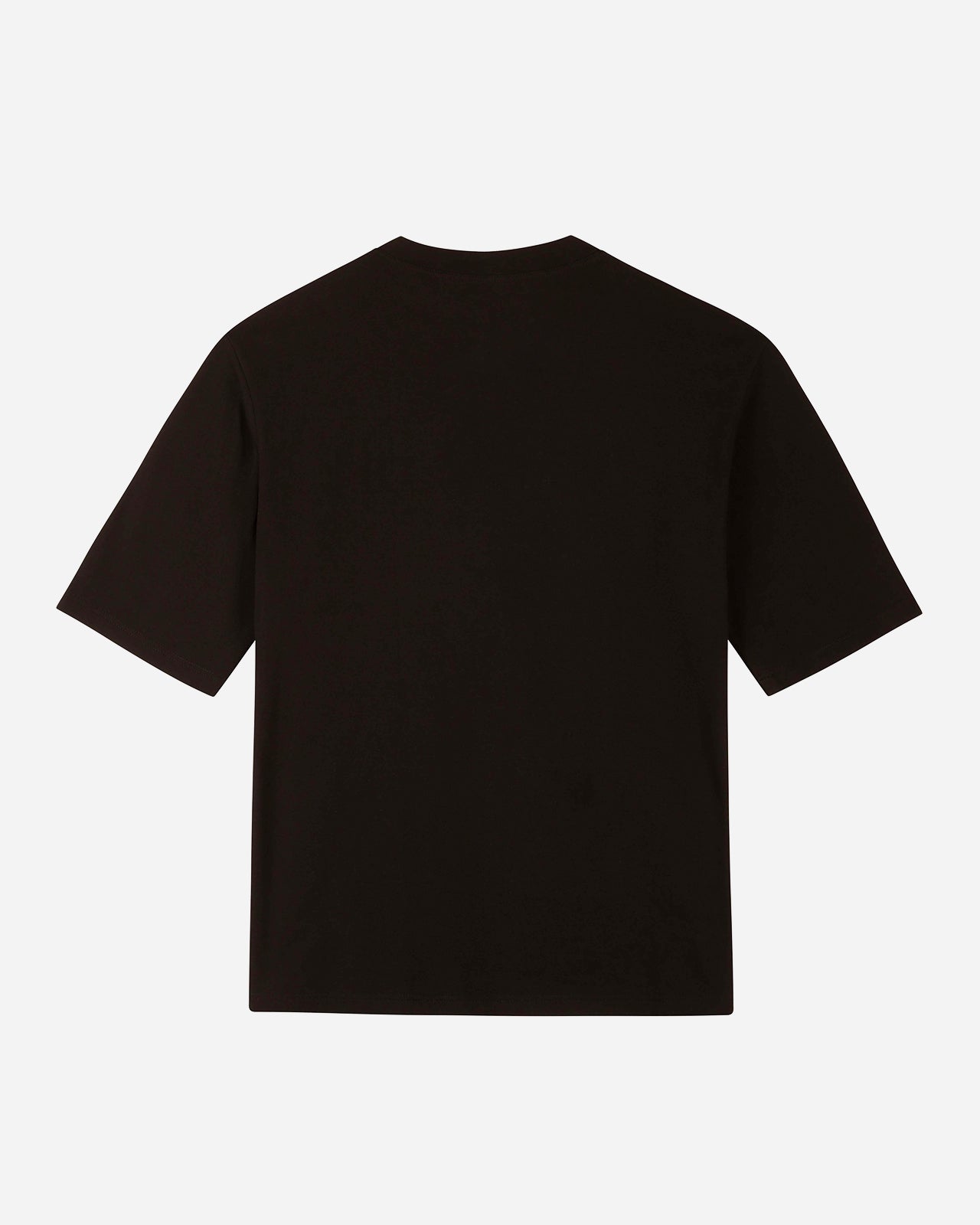Noskra Logo t-shirt nera cotone patch cucita