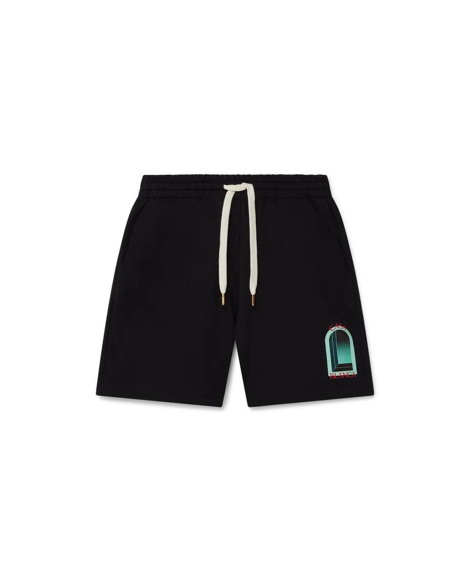 Casablanca L'Arche shorts cotone neri