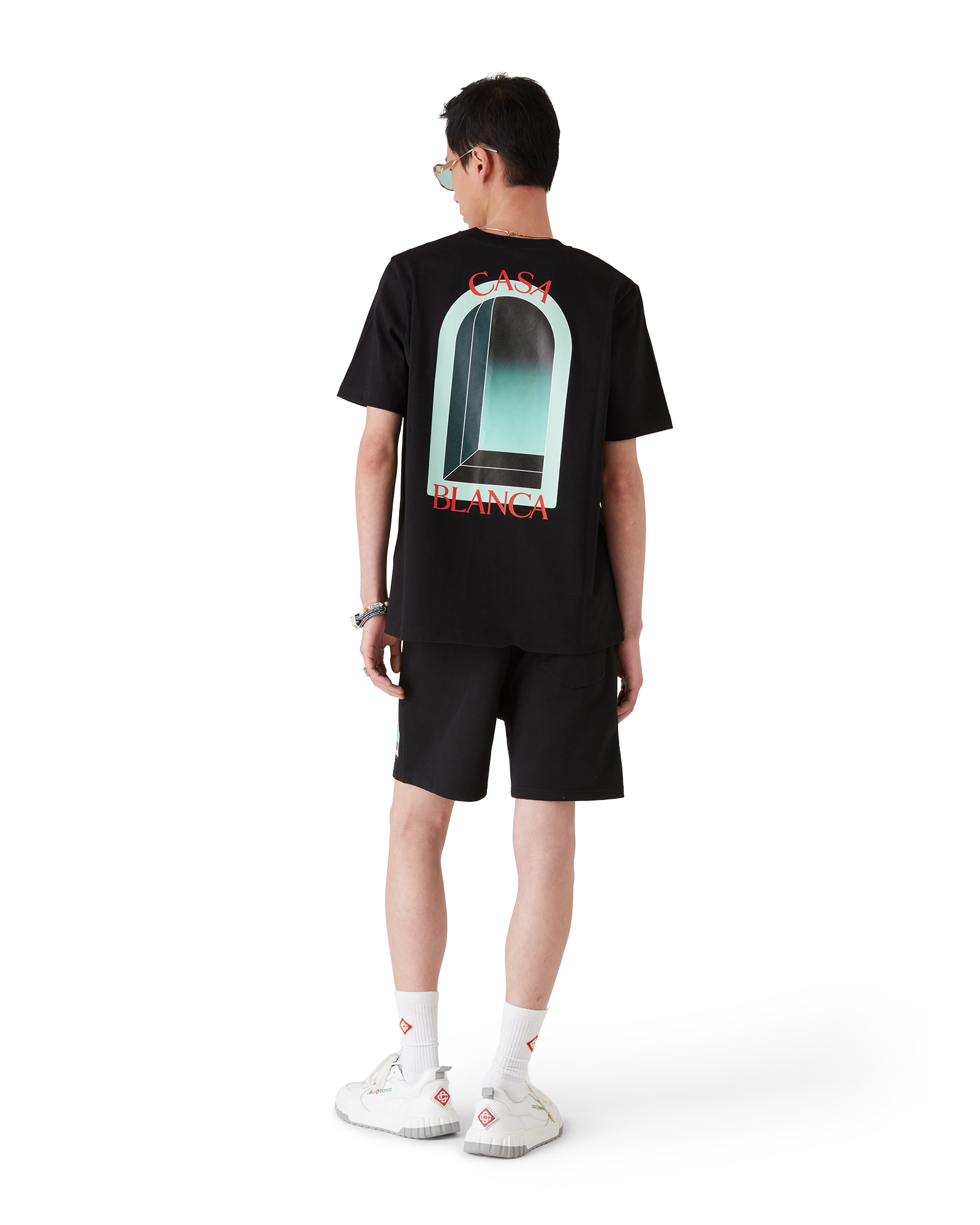Casablanca L'Arche t-shirt cotone nera