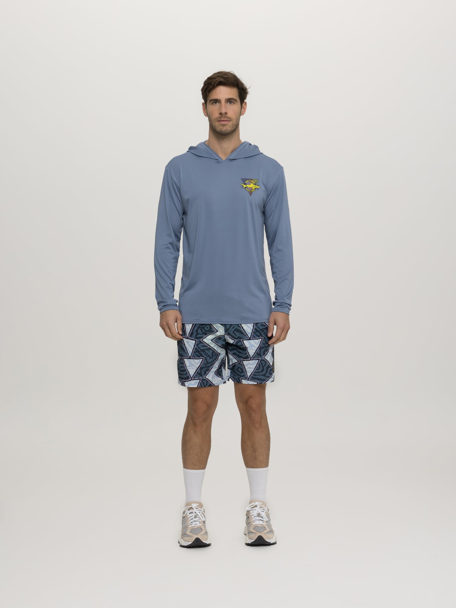 Maui and Sons Out Angled maglia surf denim UPF 50+
