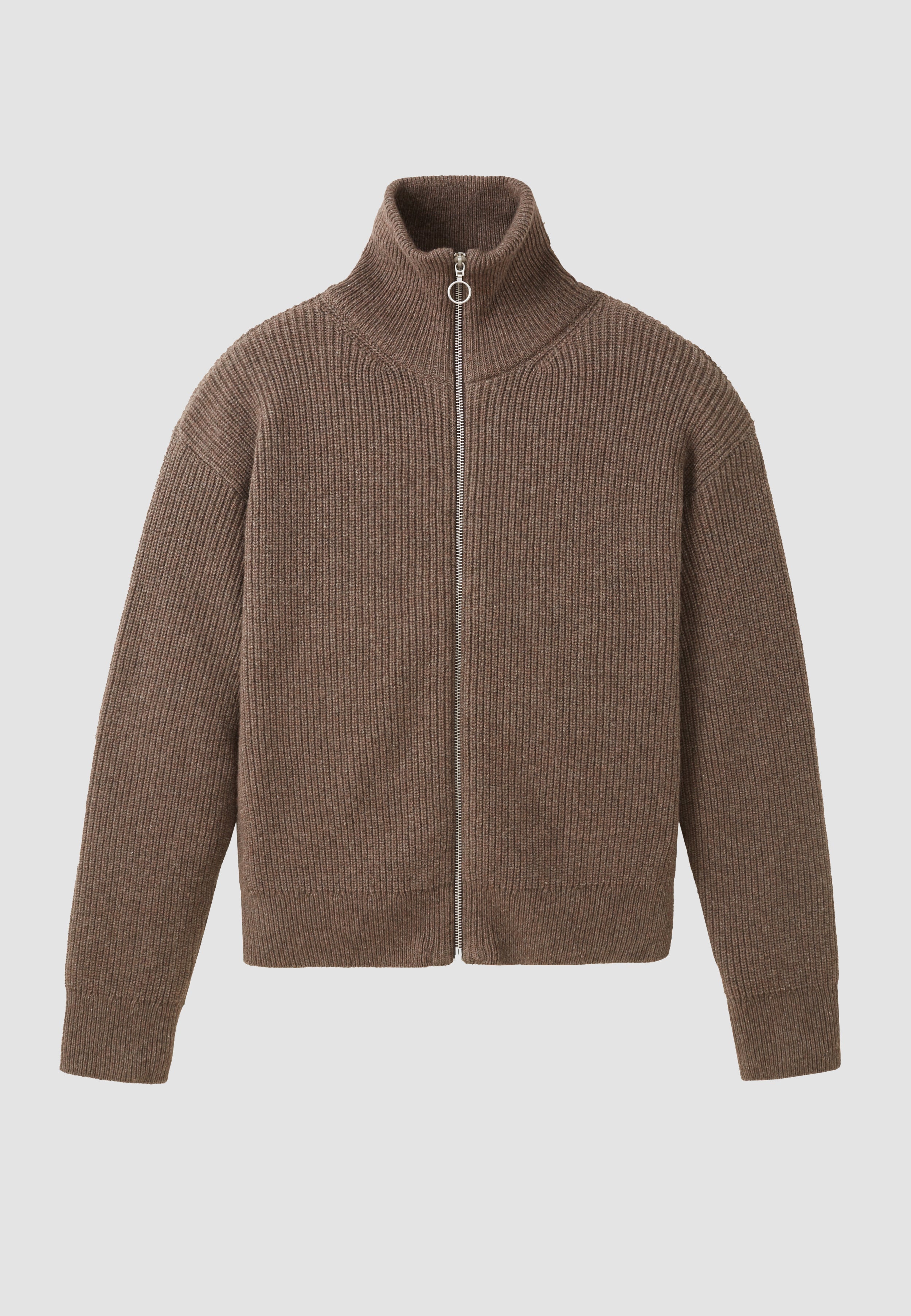 Recolution Tapioca cardigan donna marrone cotone bio