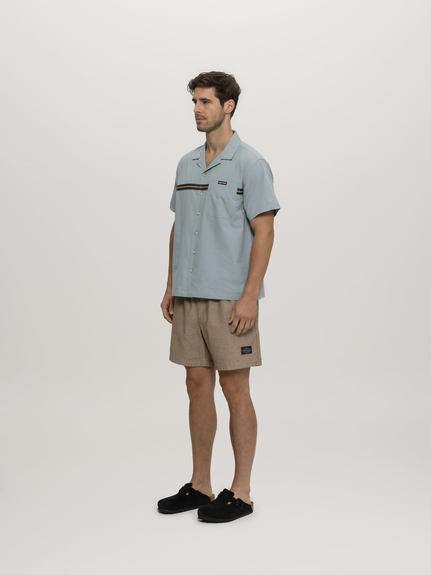 Maui and Sons Hinano Walk Shorts uomo cotone beige