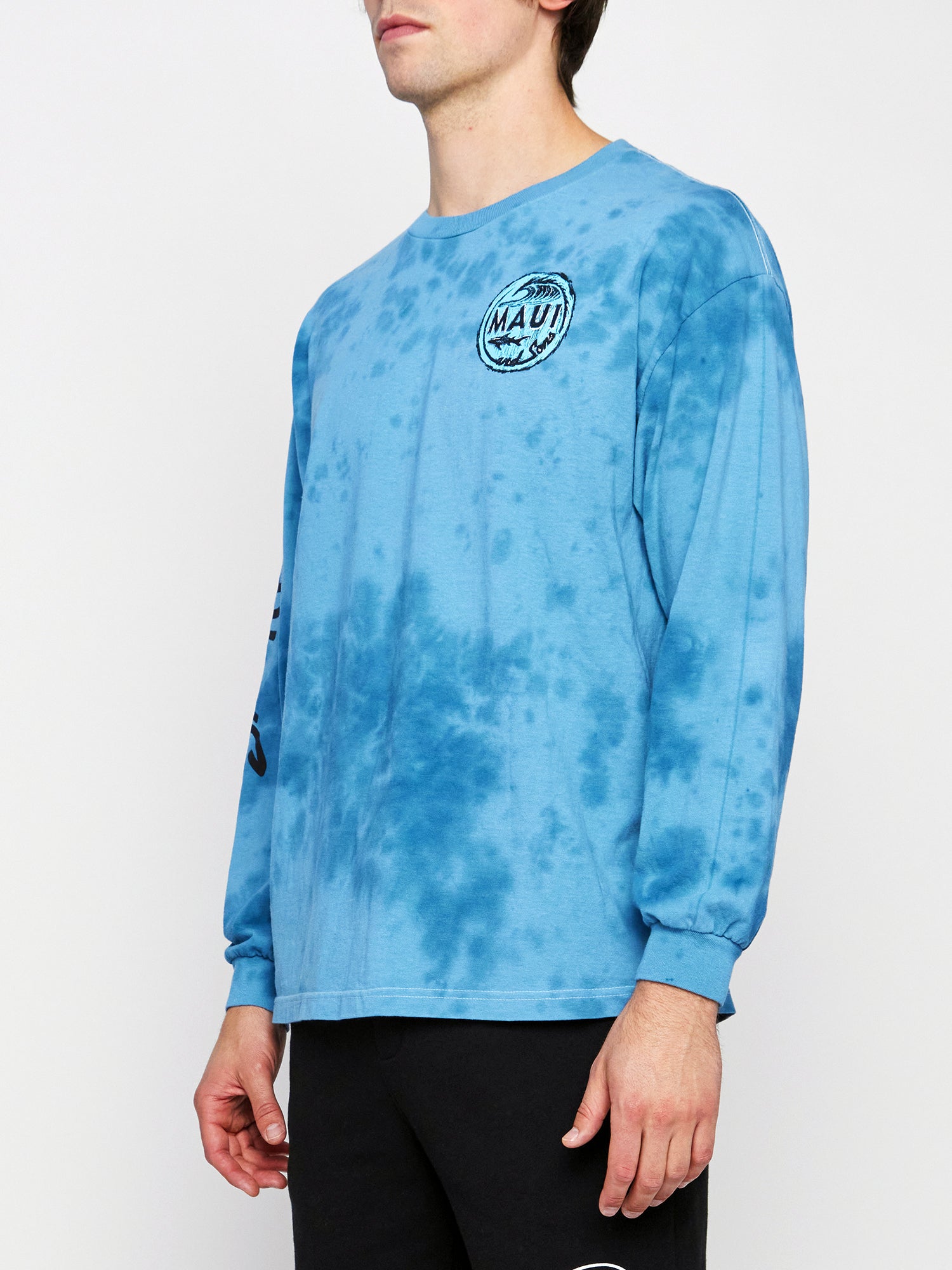 Maui and Sons Shark Shack maglia deep water cotone