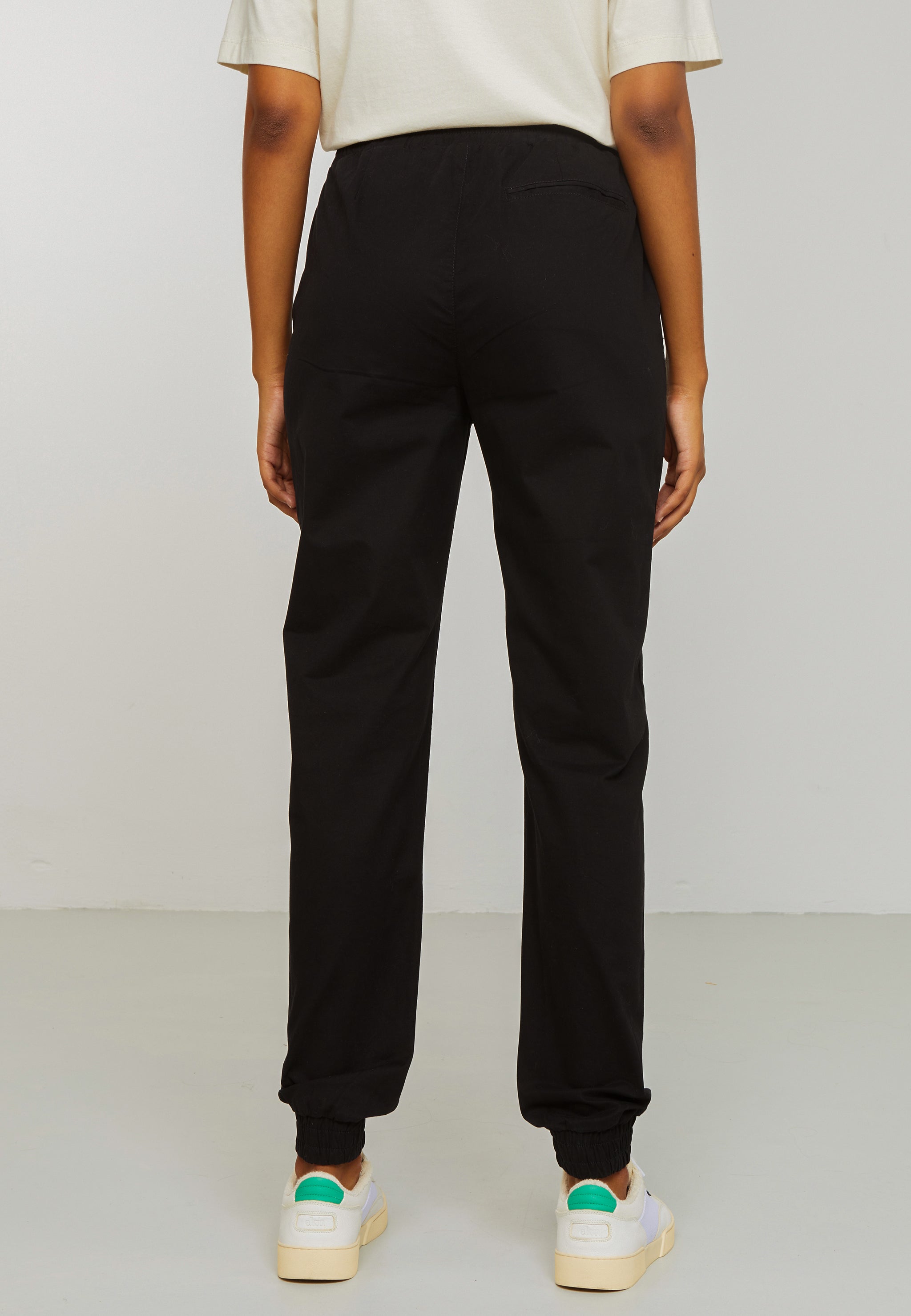 Recolution Calathea pantaloni chino neri cotone bio