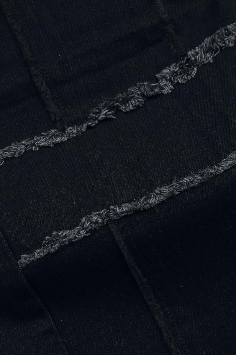 Gothicana by EMP Jeans Neri Uomo Catene 34W/32L
