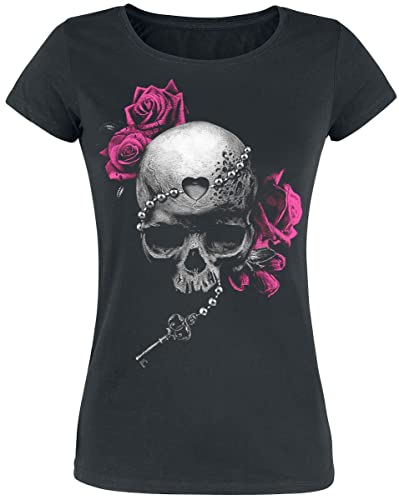 Gothicana by EMP Teschi t-shirt nera 3XL donna