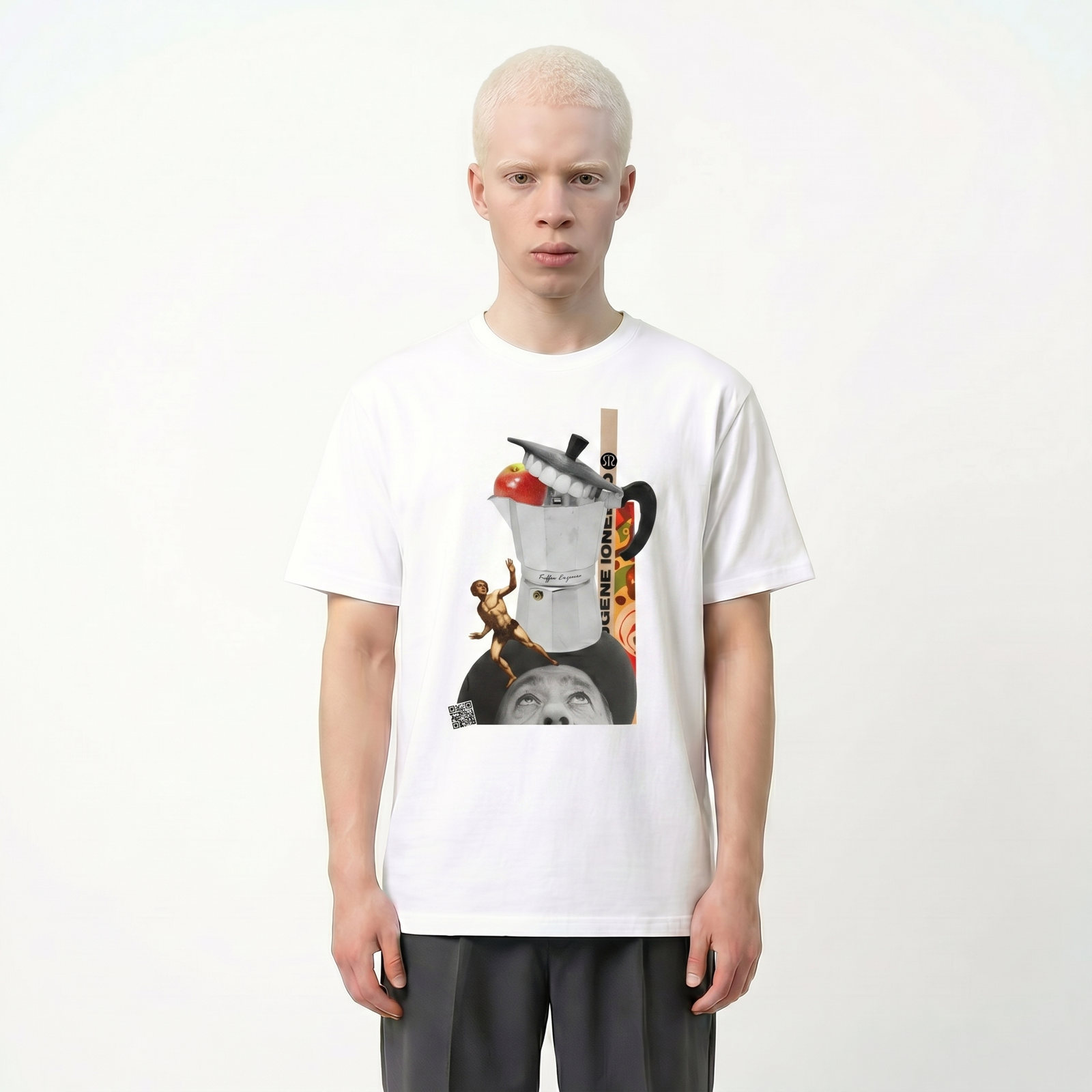 Seetees Ionesco t-shirt grafica storia taglia vera