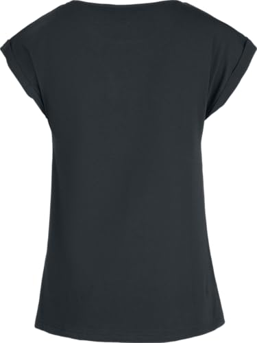 Gothicana by EMP Gatto Glow t-shirt nera effetto buio