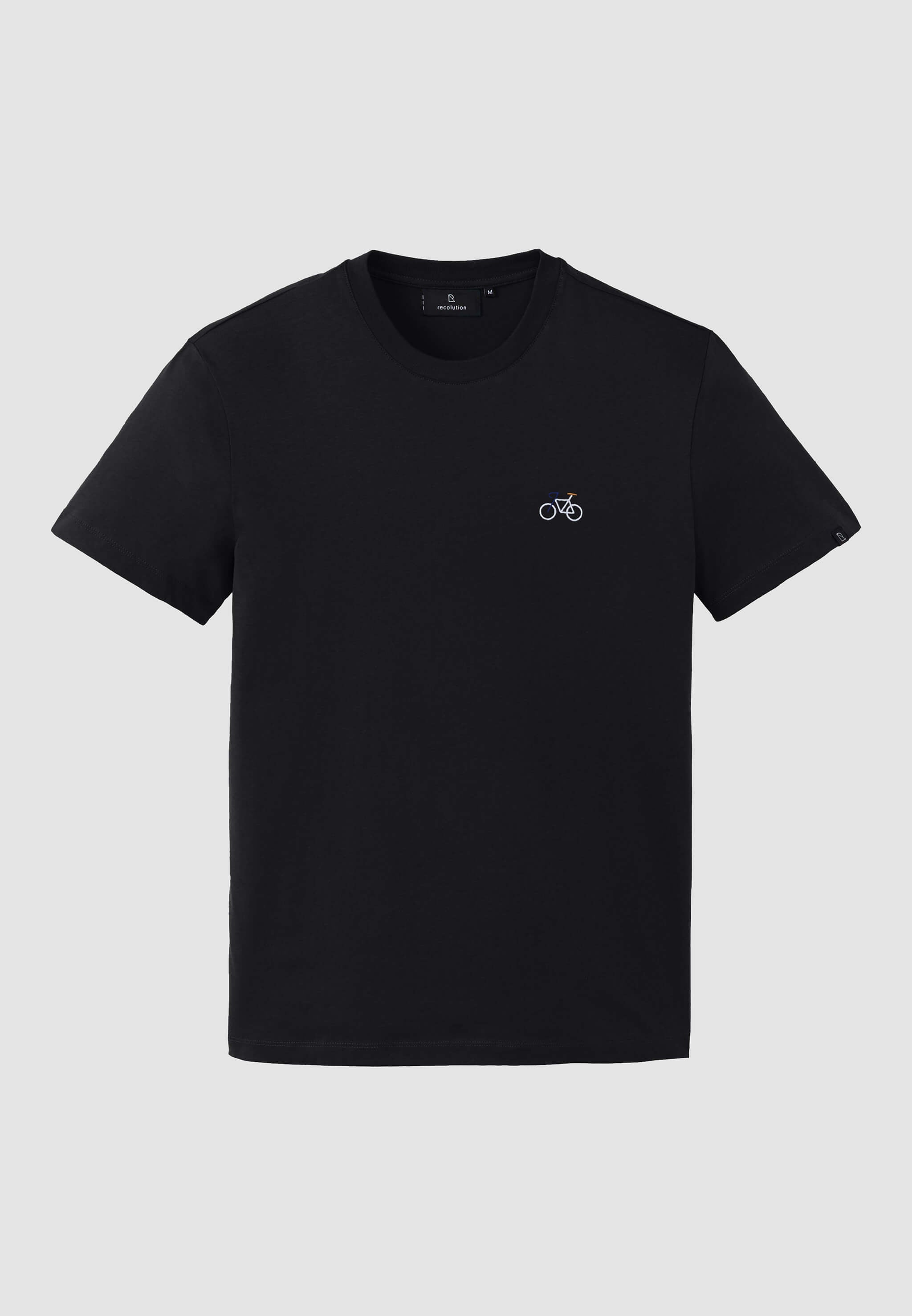Recolution Agave Bike t-shirt black cotone bio