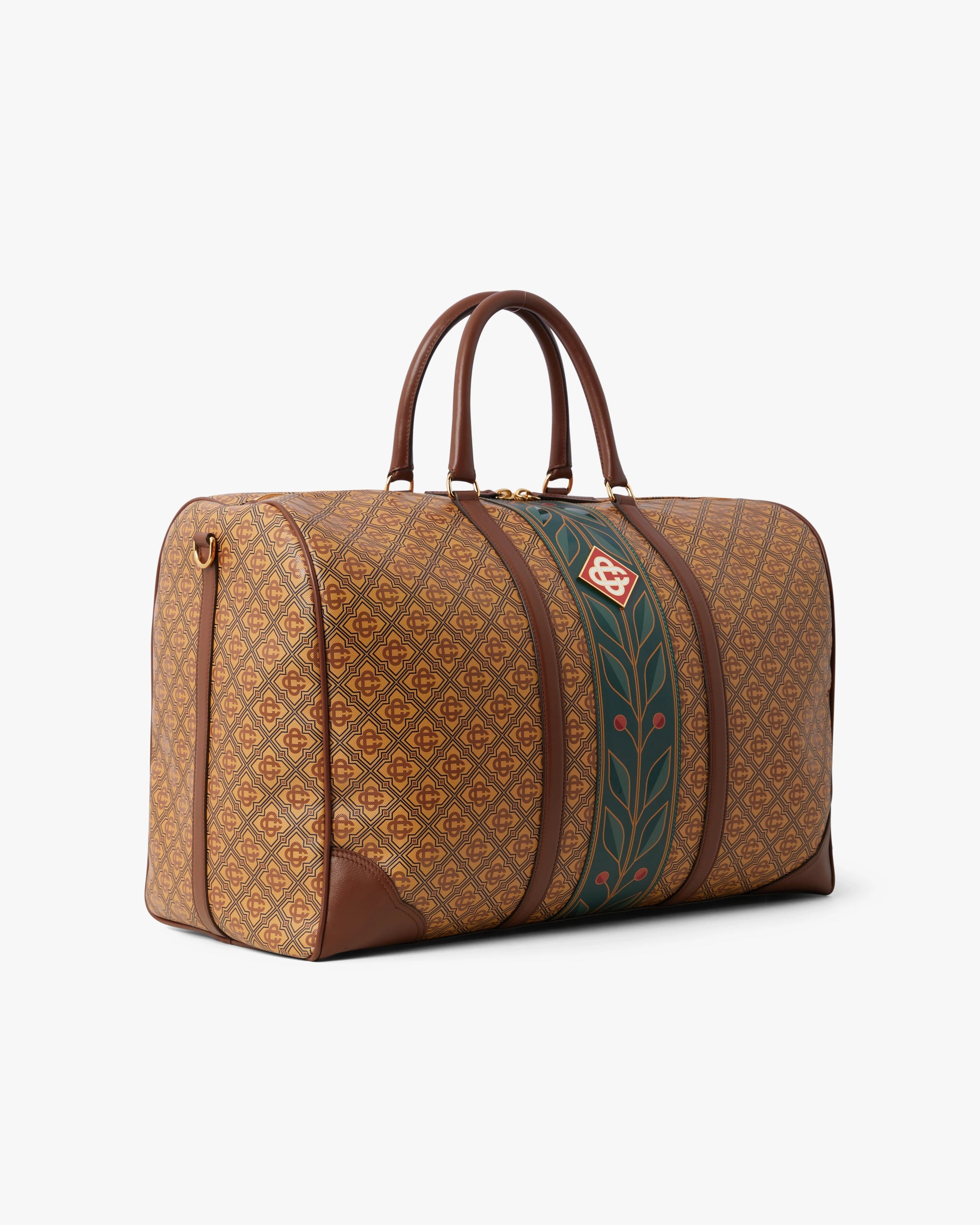Casablanca weekender beige monogram tela