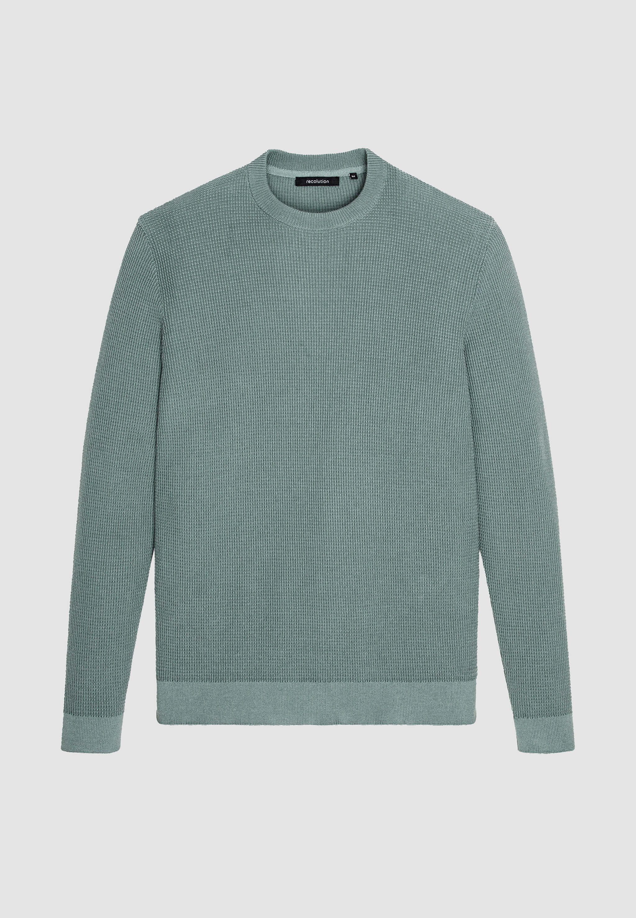 Recolution Lupin maglione verde cotone bio