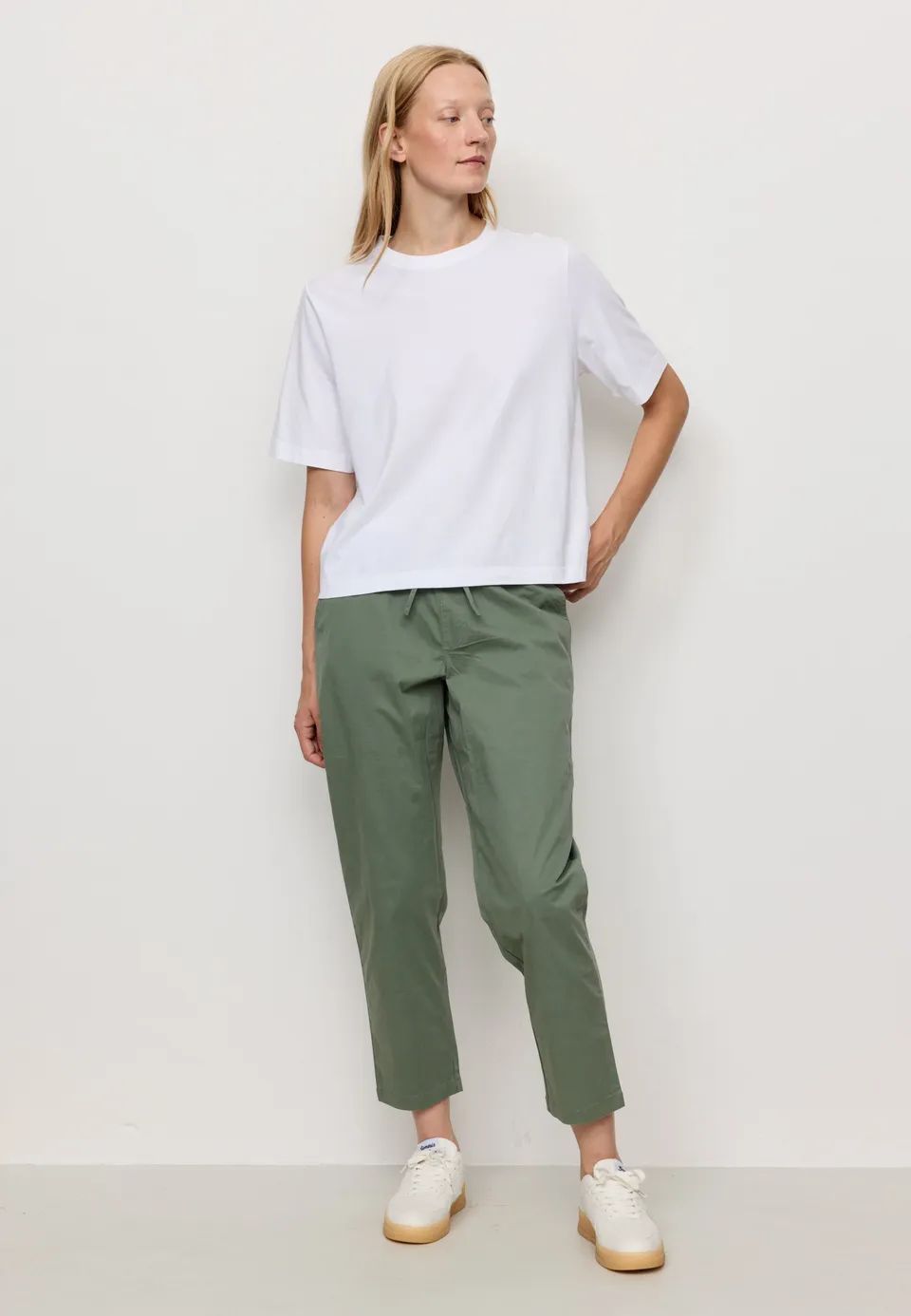 Recolution Kale pantaloni chino kaki cotone bio