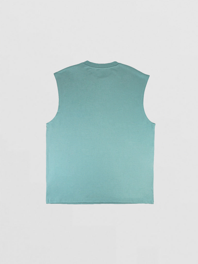 Maui and Sons Horizon canotta muscolare Steel Blue montagna