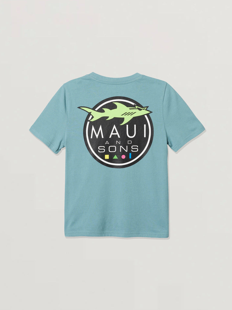 Maui and Sons Shark Logo t-shirt bambino squalo cotone