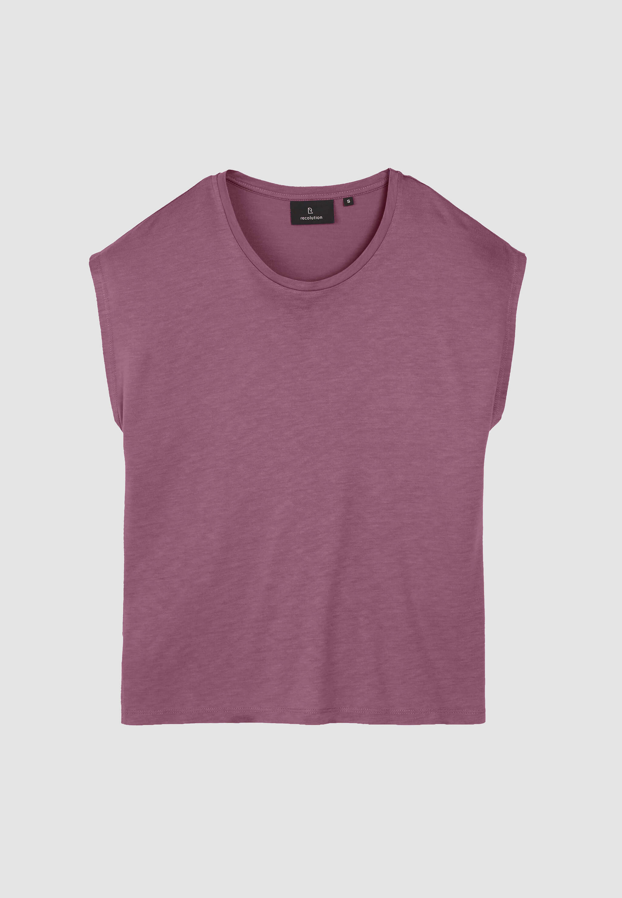 Recolution Mithila t-shirt bordeaux viscosa loose fit