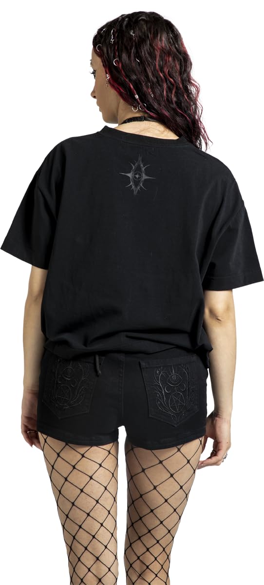Gothicana The Void t-shirt nera donna rock gotica