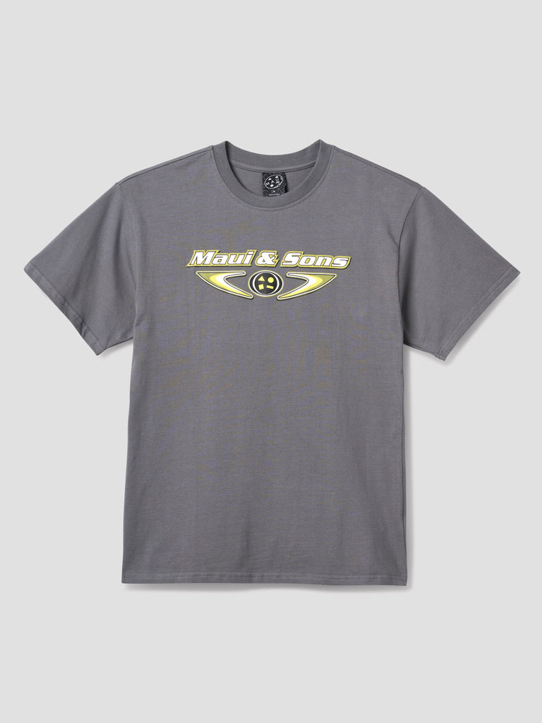 Maui and Sons Sentinel t-shirt boxy acciaio cotone