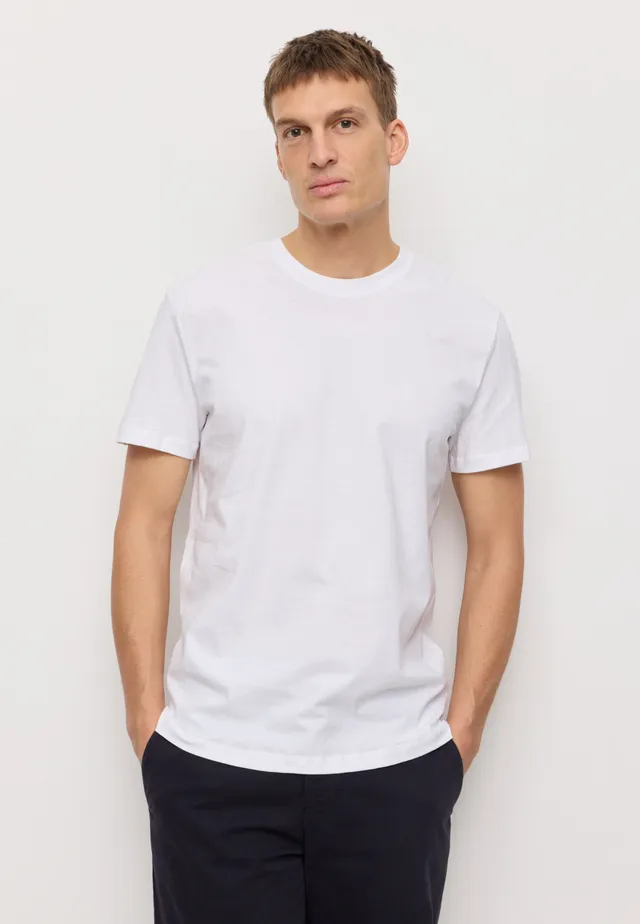 Recolution Agave t-shirt cotone bio bianco girocollo regular