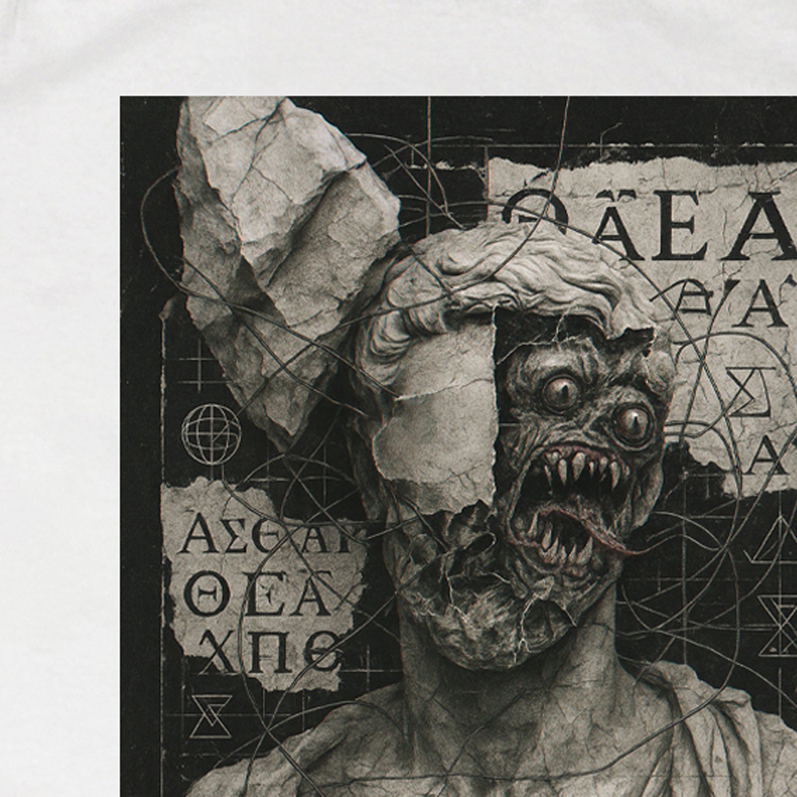 Seetees Obscura maglietta grafica scura