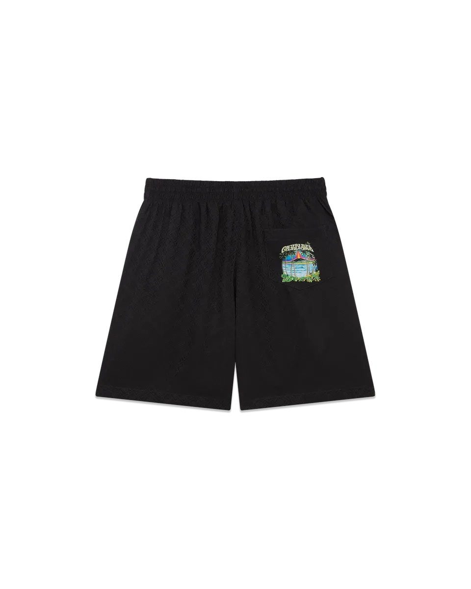 Casablanca Volcano Jacquard pantaloncini seta uomo taglia M