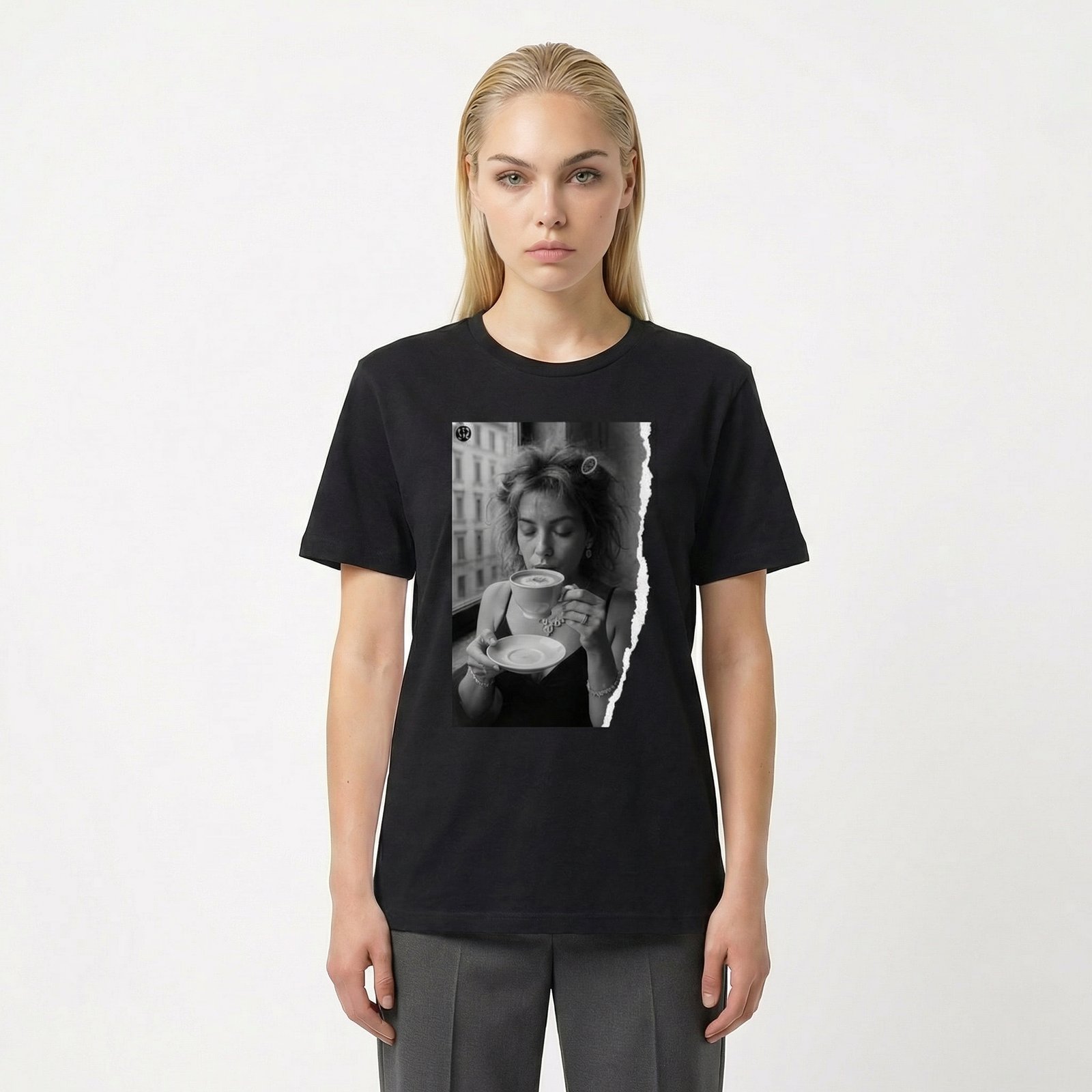Seetees Cappuccino Break t-shirt donna comoda