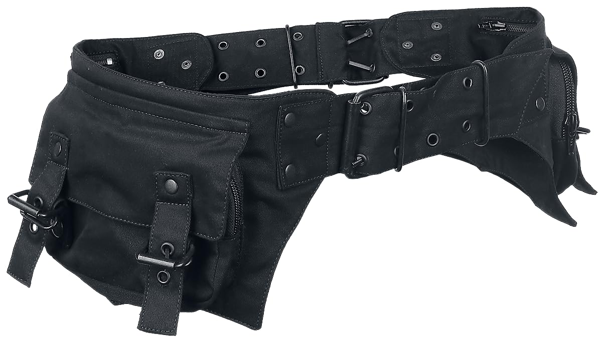 Gothicana by EMP borsa nera con cintura unisex