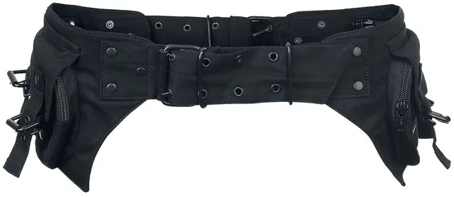 Gothicana by EMP borsa nera con cintura unisex