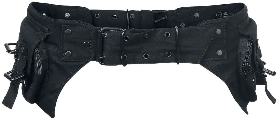 Gothicana by EMP borsa nera con cintura unisex