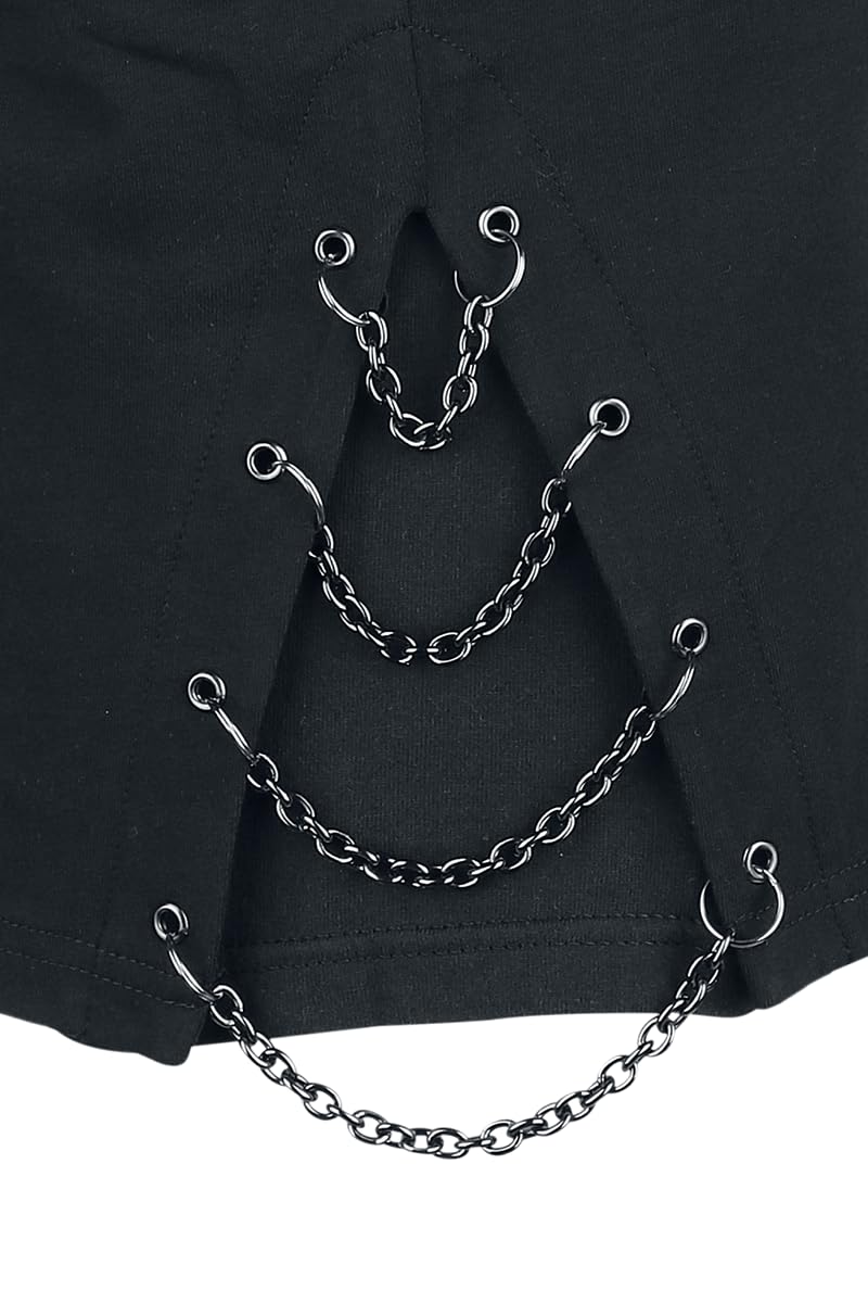 Gothicana The Void t-shirt nera uomo L cotone gotico