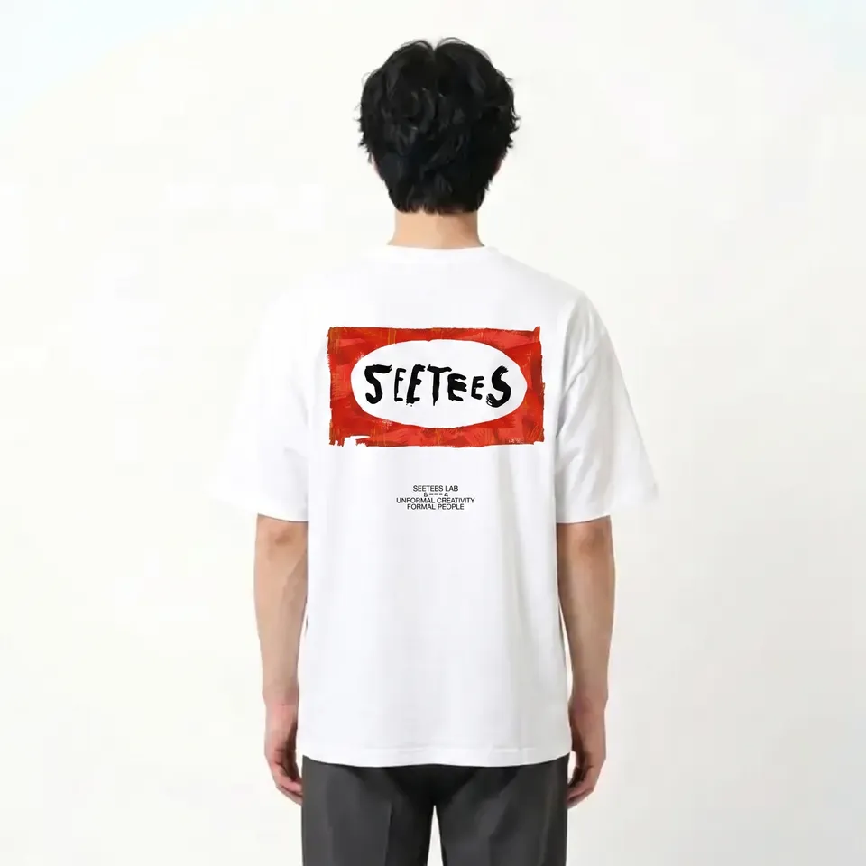 Basquiat Seetees Logo T-shirt uomo cotone arte