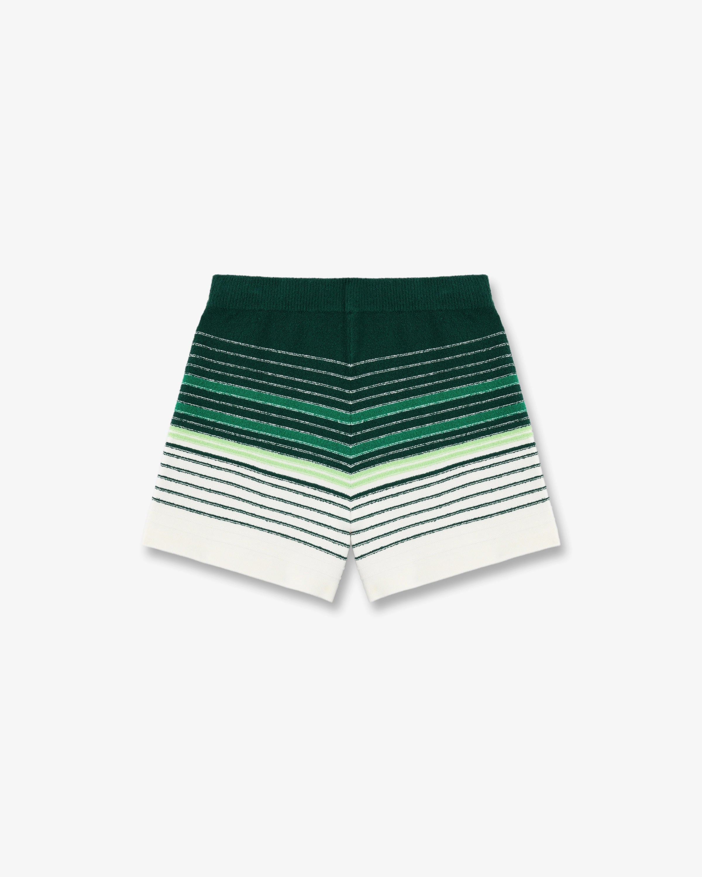 Casablanca Boucle Stripe shorts donna verde