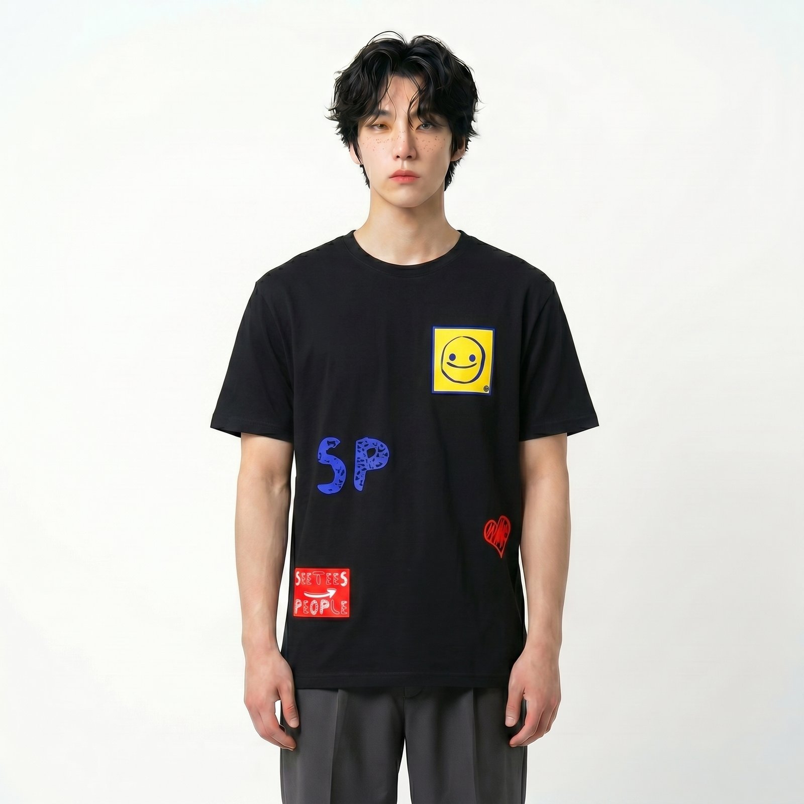 Seetees Make It Yourself t-shirt grafica stickers