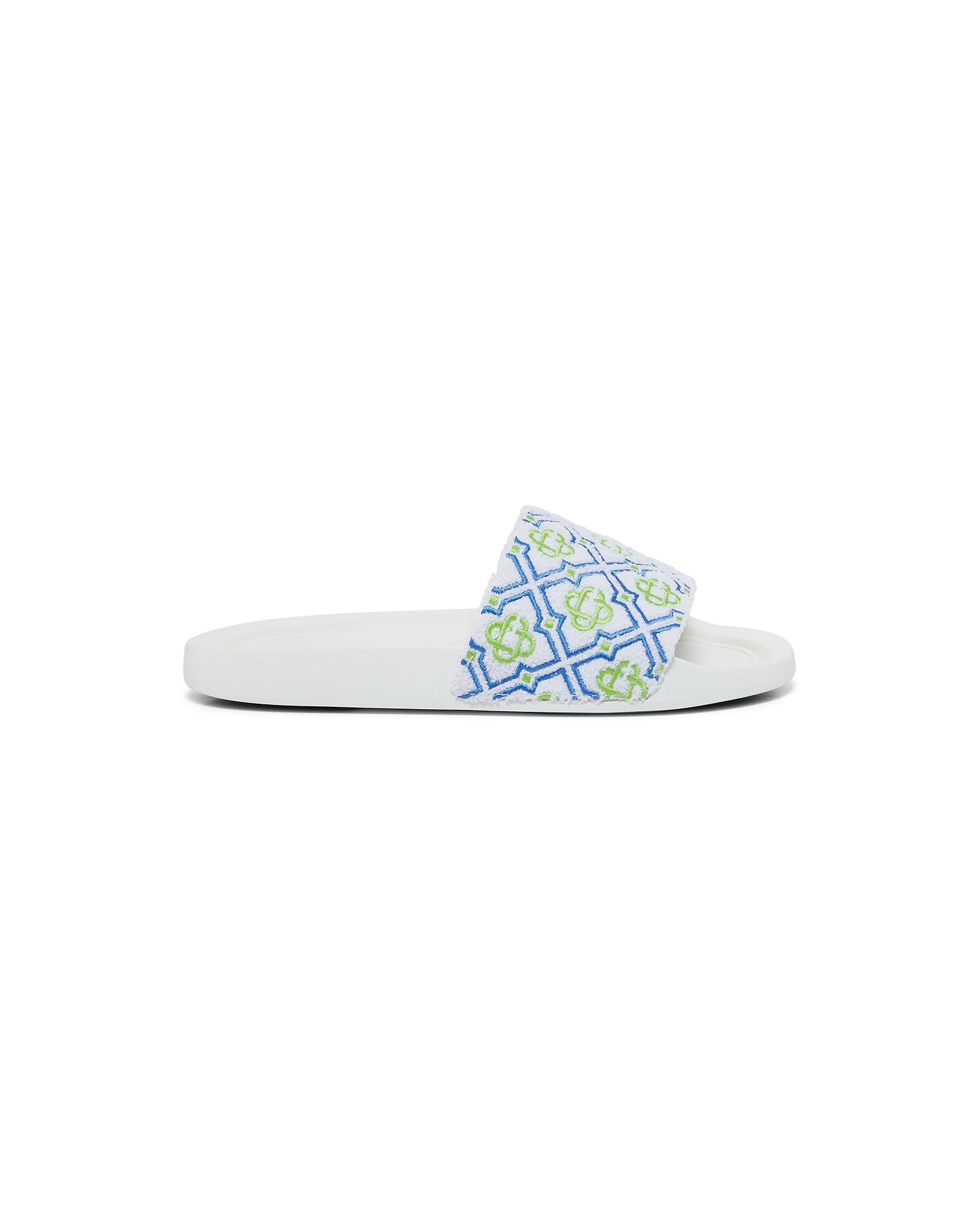 Casablanca Monogram Ciabatte Donna Bianche spugna