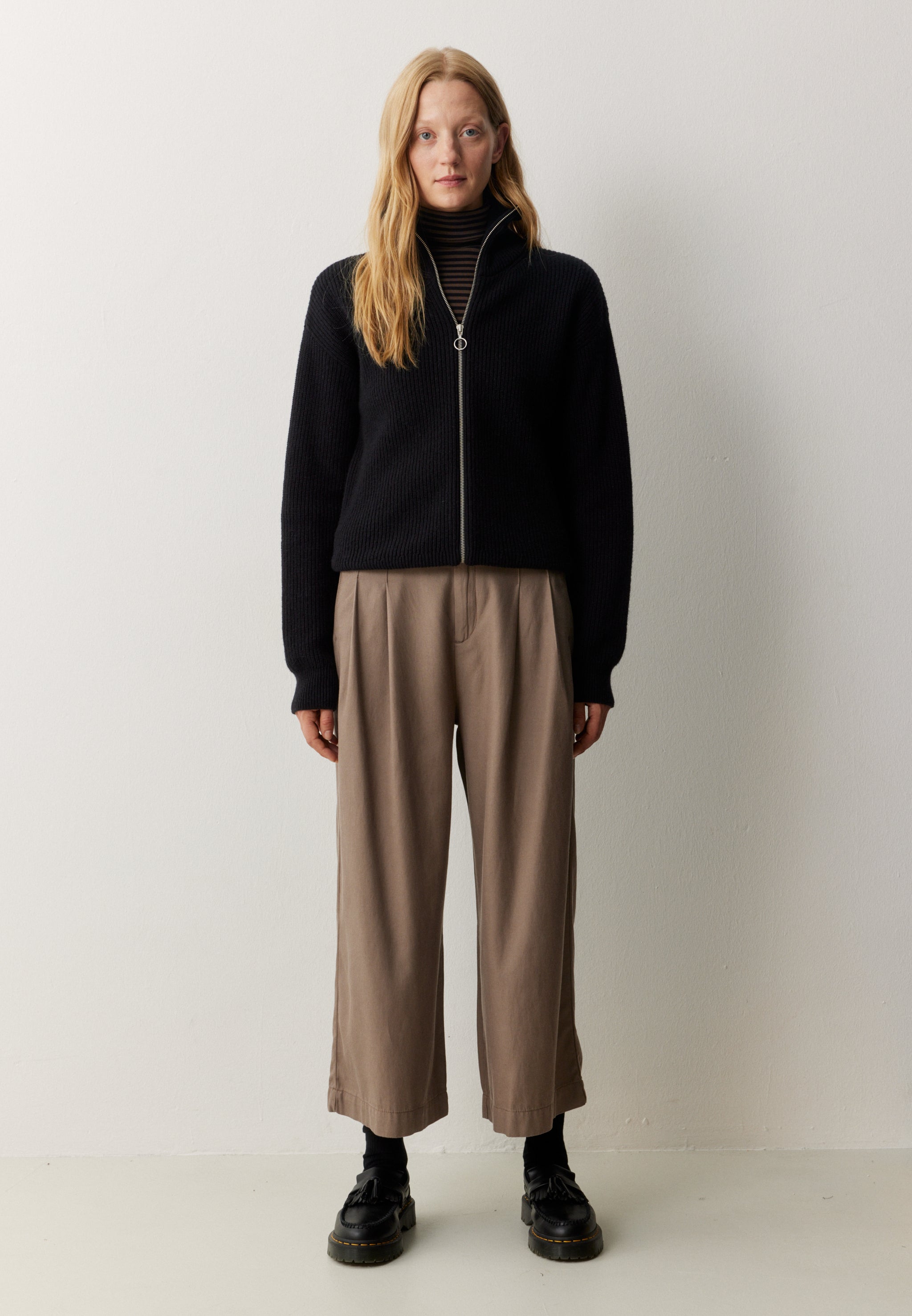 Recolution Ambrosia pantaloni culotte vintage brown lyocell