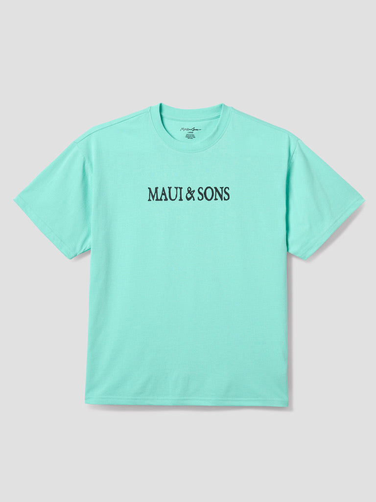 Maui and Sons Rooster Boxy Fit T-Shirt Periwinkle