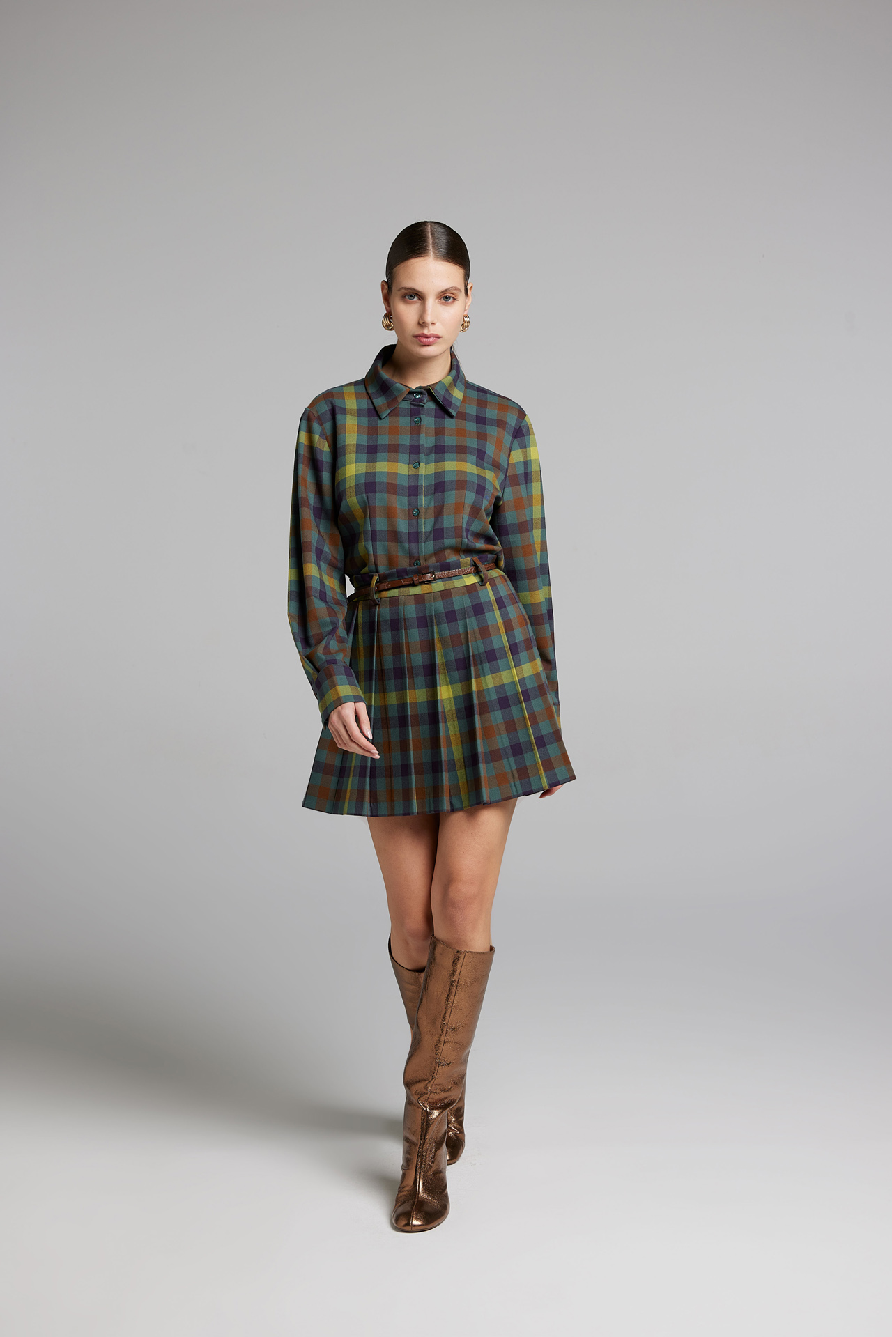 Sarah Chole 28012 gonna pied de poule poliviscosa