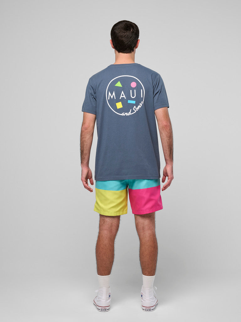 Maui and Sons Cookie 2.0 t-shirt cotone blu