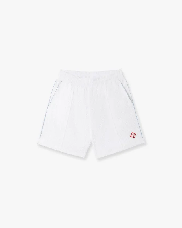 Casablanca Towelling pantaloncini spugna bianchi