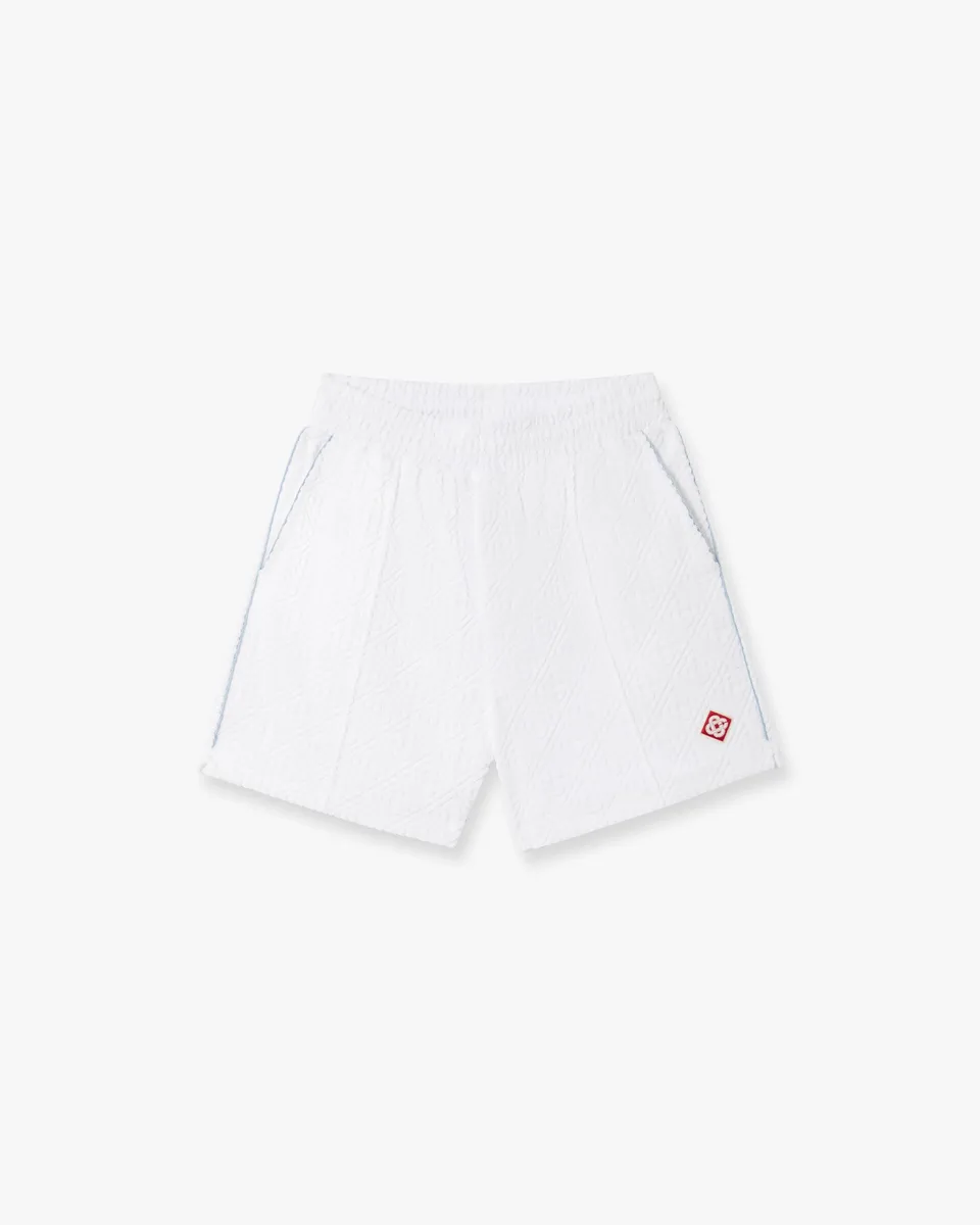 Casablanca Towelling pantaloncini spugna bianchi