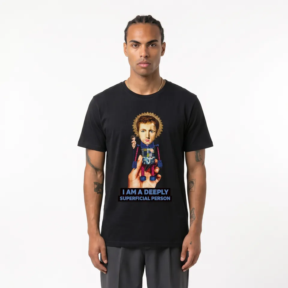 Seetees Saint T-shirt stampa robot