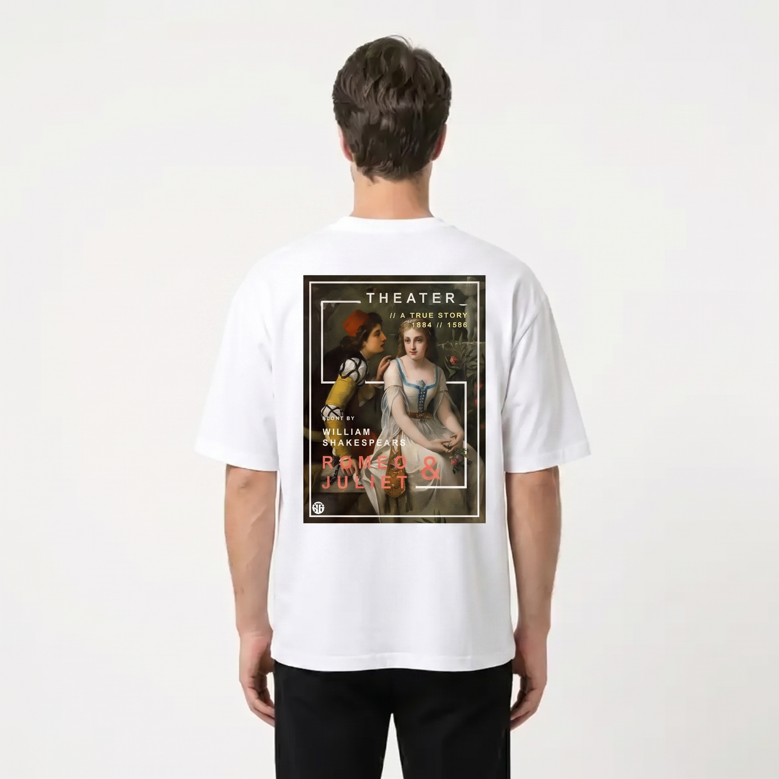 Seetees The Poets Romeo and Juliet t-shirt grafica